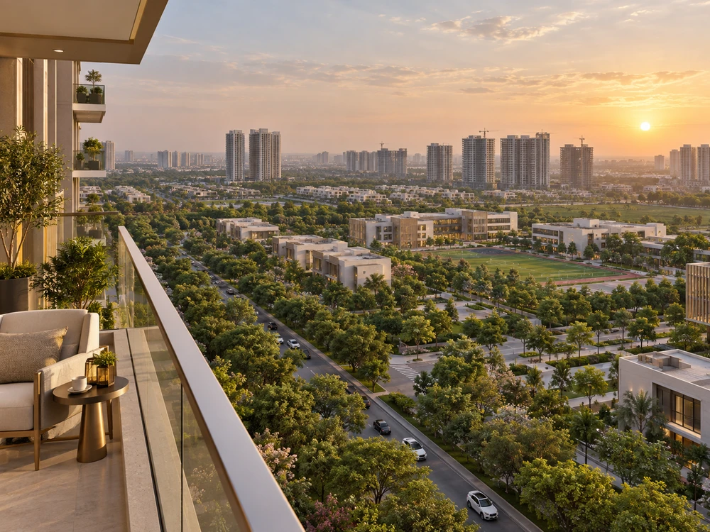 Evening view — Prestige Sector 92